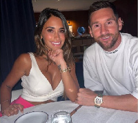 Lionel Messi and his wife, Antonella Roccuzzo