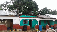 Some of the affected houses