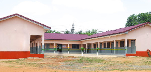 The project features a six-unit classroom block with a fully furnished ICT center