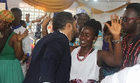 Majid Michel at a deliverance service