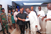 President Akufo-Addo visits Bawumia on his 59th birthday