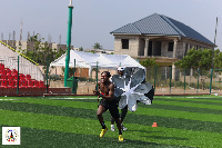 Edmund Arko Mensah with Totti Laryea