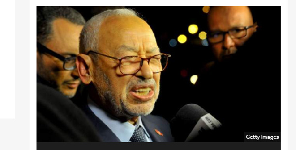 Rached Ghannouchi, pictured last year, leads the Ennahda party