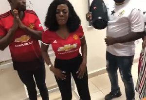 Nana Aba Anamoah dancing