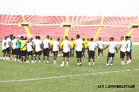 Black Stars training