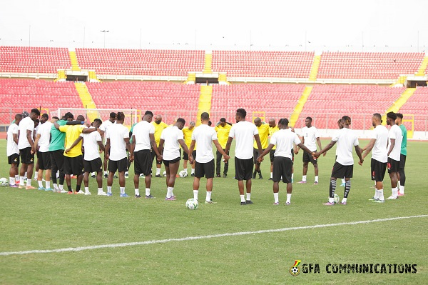 Black Stars training