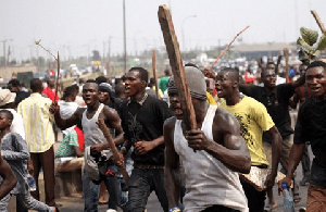 Some members of the alleged NPP vigilante group, the Kandahar boys