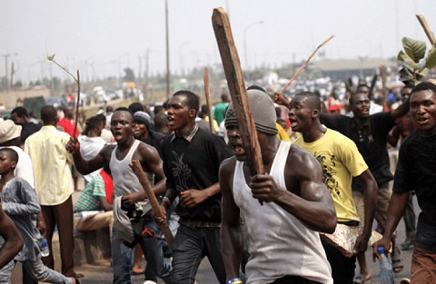 Some members of the alleged NPP vigilante group, the Kandahar boys