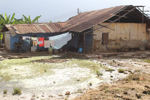 The flooding destroyed over 77 households