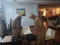 Former President Olusegun Obasanjo and Abubakar Atiku