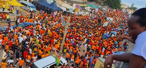 Oguaman for Alan on procession during Fetu Afahye festival