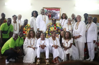 Ghanaian traditional naming ceremony has been performed by New Juaben