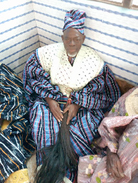 The Paramount Chief of Busunu Traditional Area, Busunuwura Monasa Jonokpowu (II)