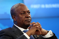 Former President Mahama says it is too early to declare his intention