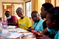 Some participants during group activities