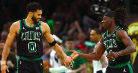 Jayson Tatum (left) and Jrue Holiday were key to the Celtics' win