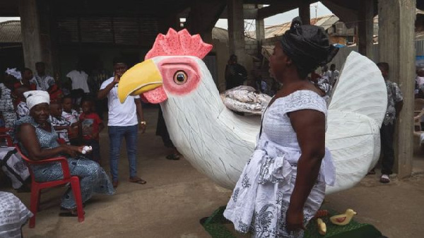 File photo of a funeral ceremony in Ghana