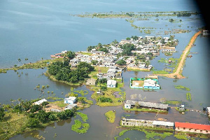 The effect of the spillage in some parts of the Volta Region