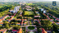 Aerial shot of the University of Ghana