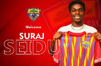 Suraj Seidu has joined Hearts