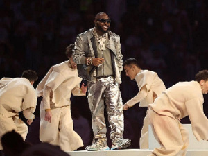 Davido performing at the World Cup in Qatar