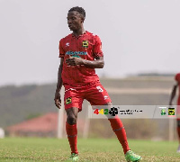 Asante Kotoko left back , Imoro Ibrahim