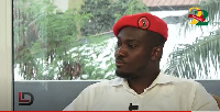 Ernesto Yeboah is leader of the Economic Fighters League