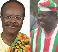 Dr Papa Kwesi Nduom[L] and  Dr Abu Sakara