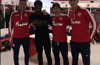 Boakye-Yiadom with his some of his former temmates