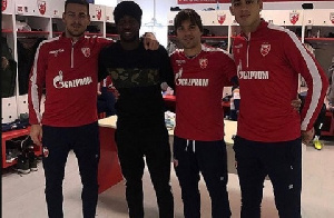 Boakye-Yiadom with his some of his former temmates