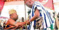 President Akufo-Addo meets Nene Sakite II, president regional House of Chiefs