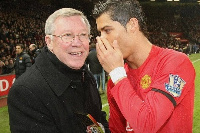 Sir Alex with Ronaldo during their days together at Old Trafford