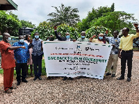 Members of the community foundation in a group picture