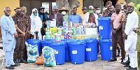 Fulani community officials with Akuse Prisons officials