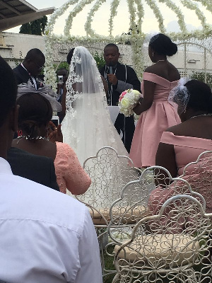 Giovani Caleb and Belinda Boadu tie the knot