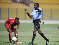 Referee Emmanuel Tampuri