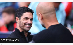 Mikel Arteta spent three and a half years as Pep Guardiola's assistant at Manchester City  Published