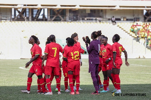 Players of Black Queens celebrating their victory