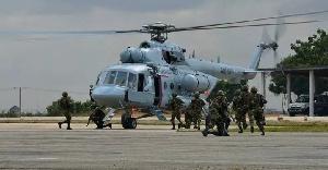 Ghana Air Force Helicopter