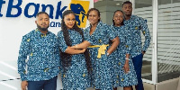 Staff of FirstBank Ghana in their new Friday wear