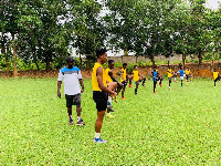 Ashgold team at the training grounds