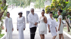 The Late Jerry John Rawlings With His Family.png