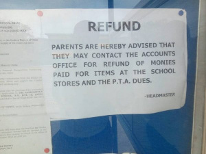 Notice Refund