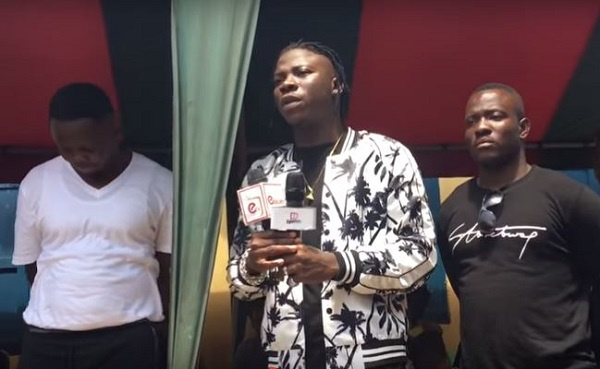 Stonebwoy visited the  paramount chief of Elmina