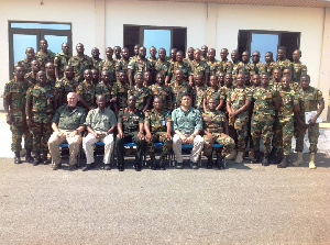 A group picture of the participating soldiers