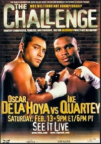 Oscar De La Hoya defended title against Ike Quartey