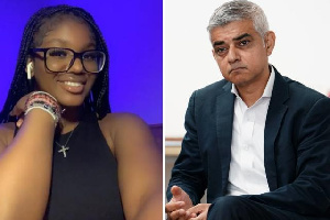 The late Elianne Andam and Mayor of London, Sadiq Khan