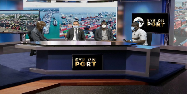 Panelists on the Eye on Port show