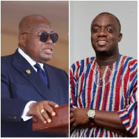 President Akufo-Addo and Justin Kodua Frimpong, NPP General Secretary