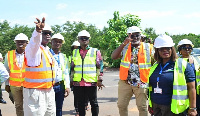 The board visited the Airports to inspect on going projects